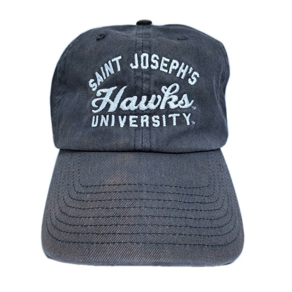 Saint Joseph's Hawks University 47 Hat Cap Distressed Strapback Philadelphia